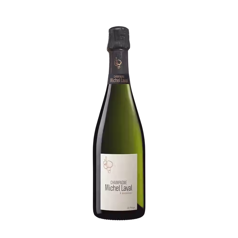 Bottle of Pinot Meunier Champagne made by Champagne Michel Laval