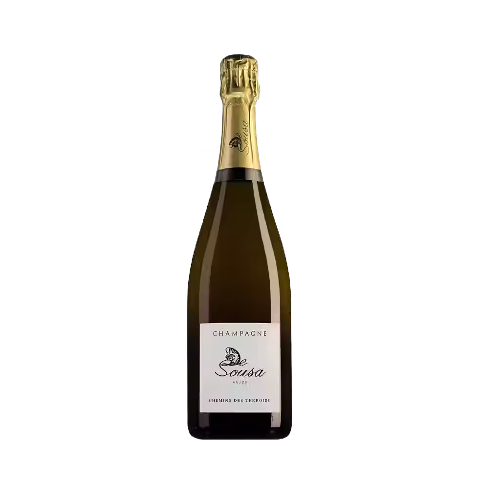 Bottle of Champagne crafted by De Sousa Champagne from Avize, Grand Cru