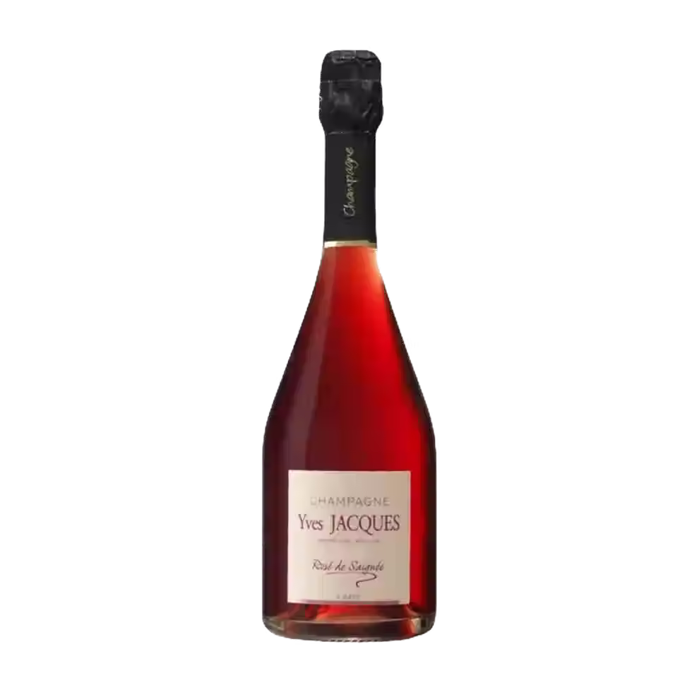 Bottle of Pink Champagne made by Champagne Yves Jacques