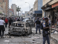 South Africa Asylum Protests
