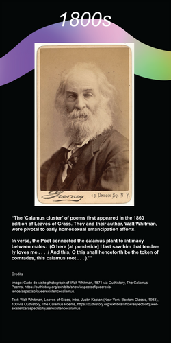 Calamus Cluster Poems (1800s)