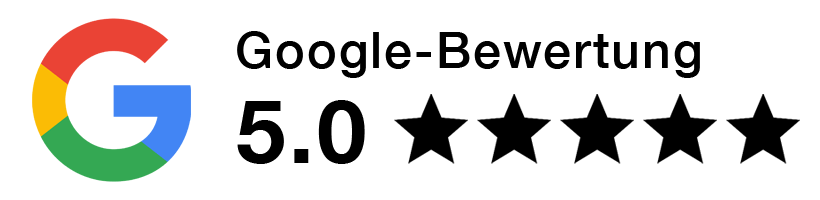 5.0 von 5 Sternen bei Google