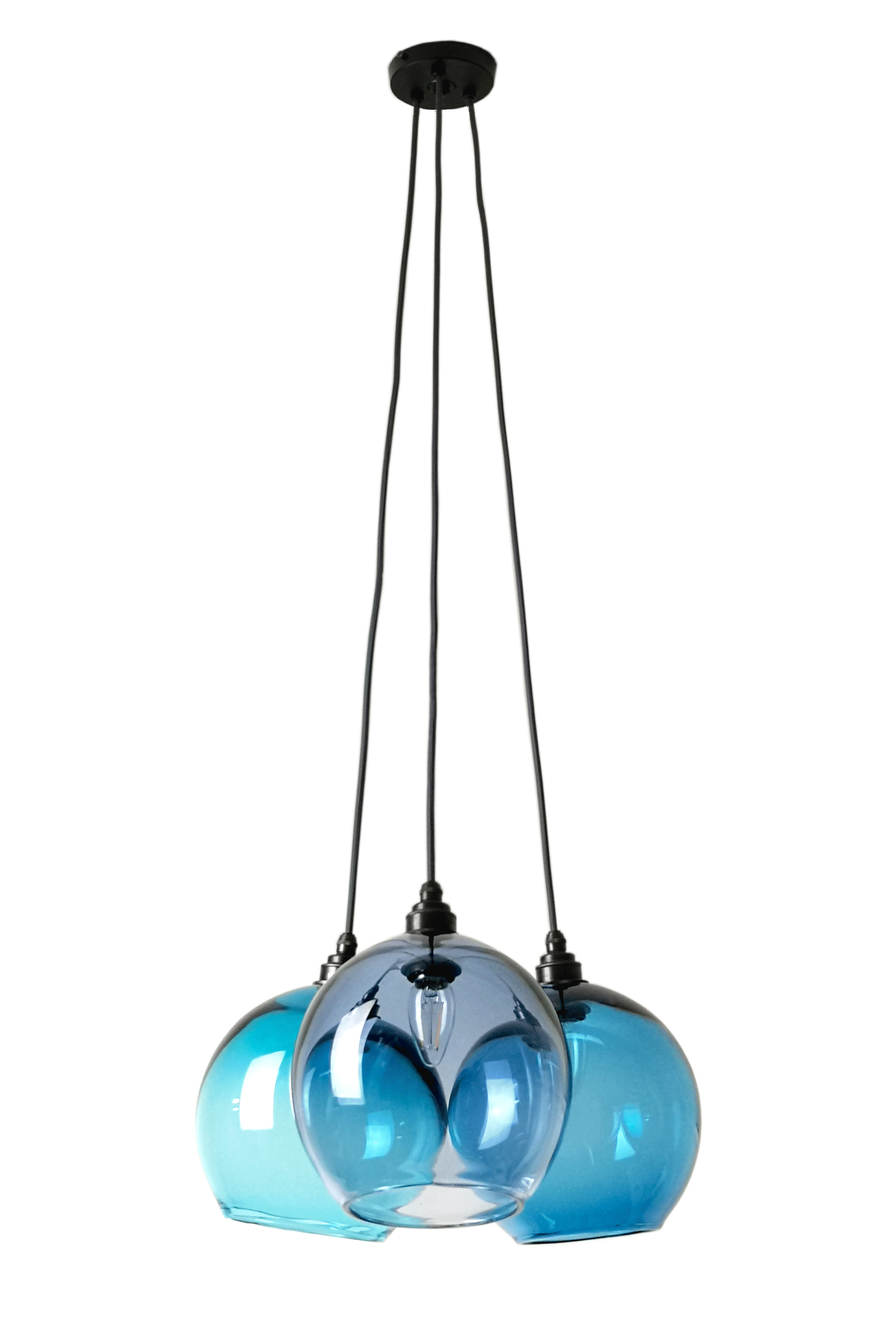 3 light cluster pendant