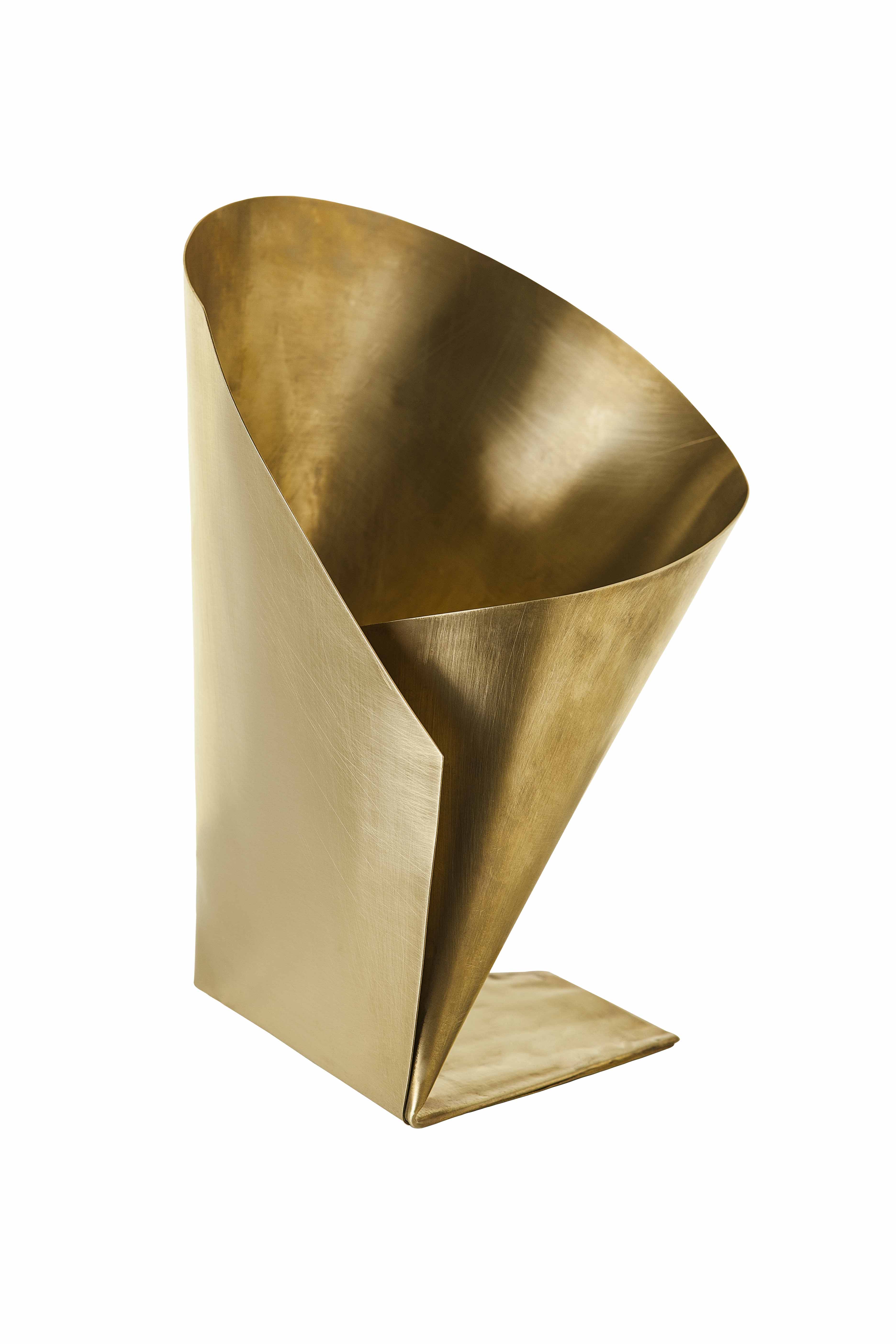 vaso latão lixado