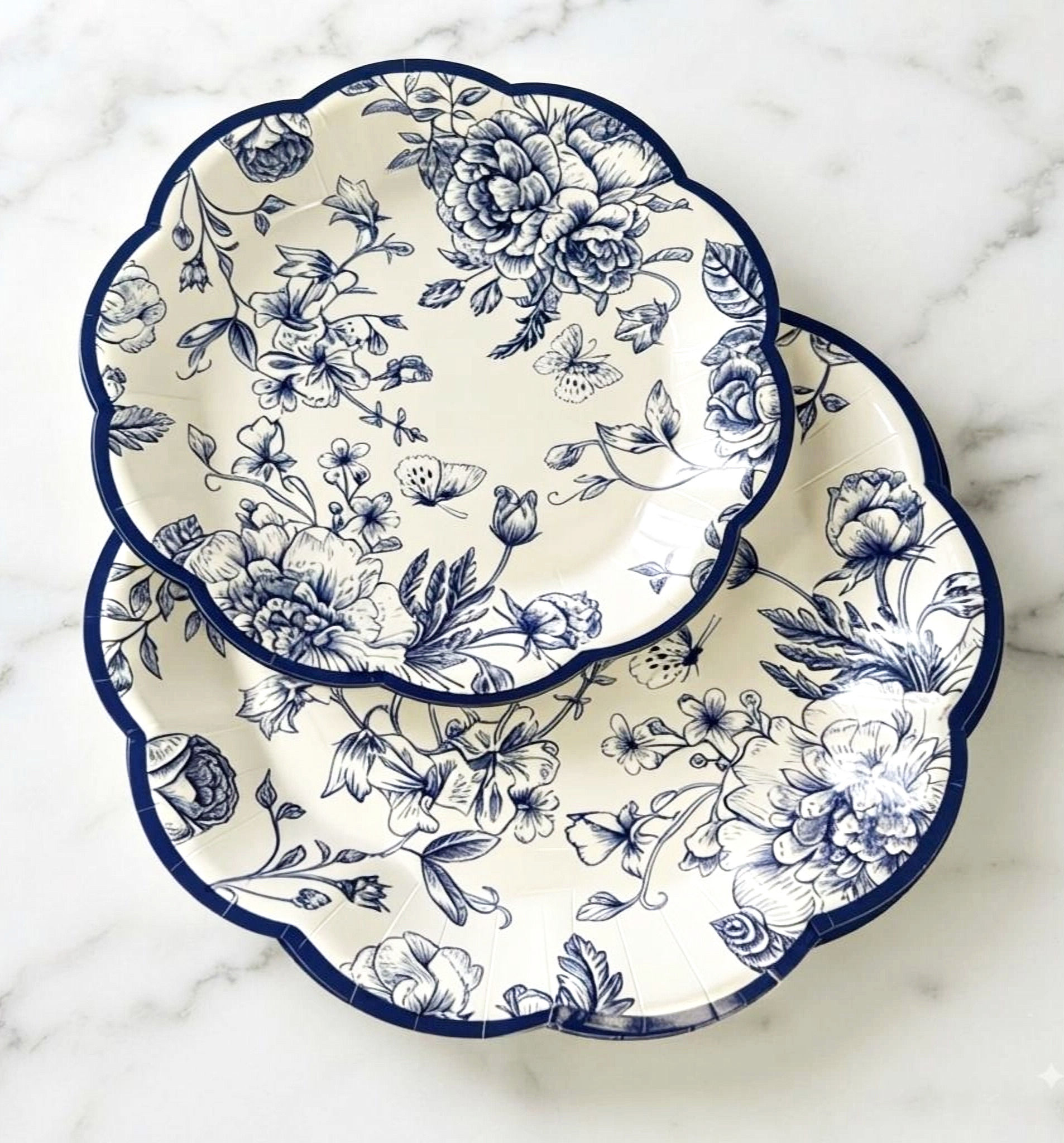 Patterned Disposable Plate 