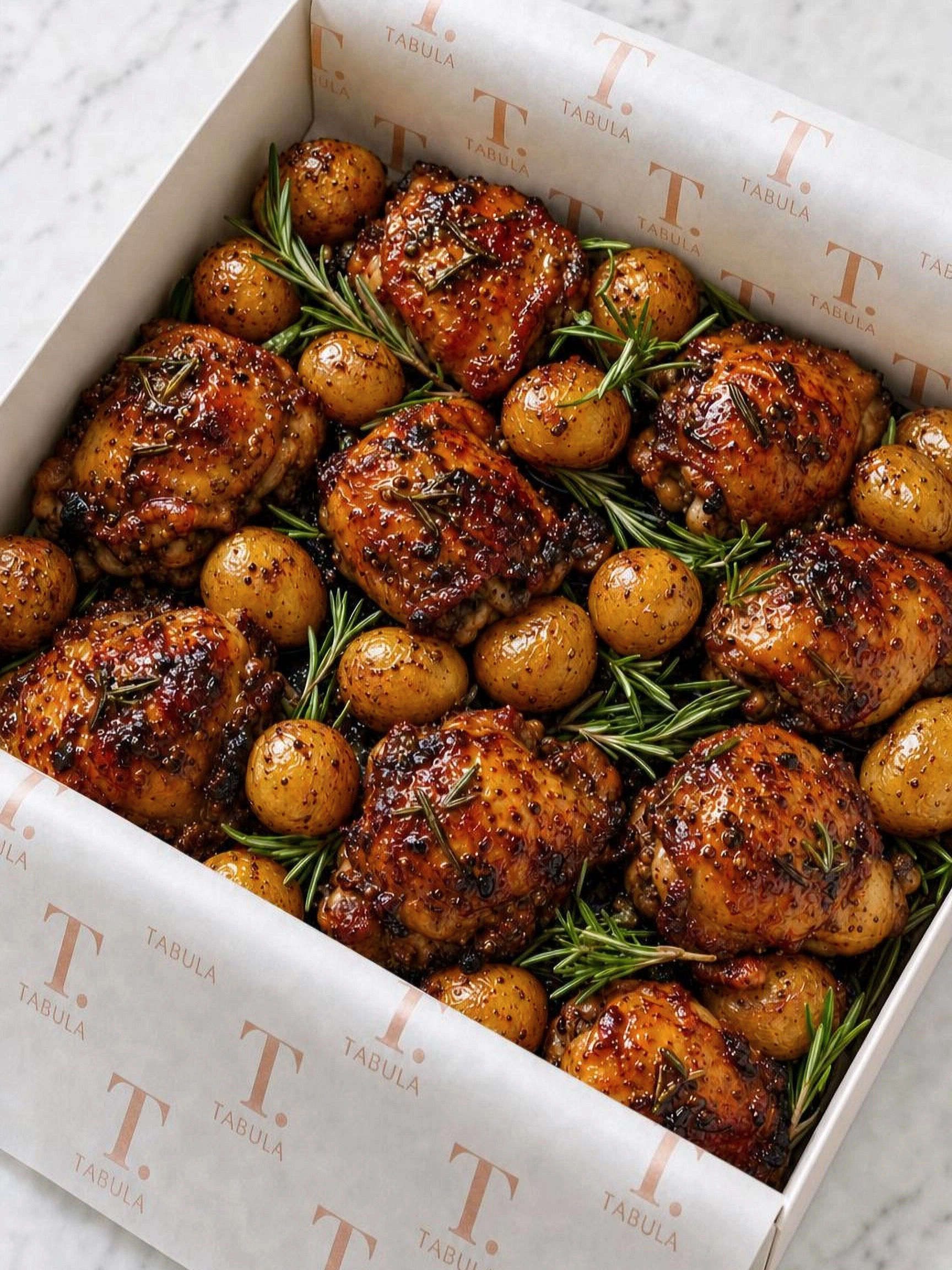 Slow-Roasted Chicken Thigh with Rosemary & Baby Potato (2kg)