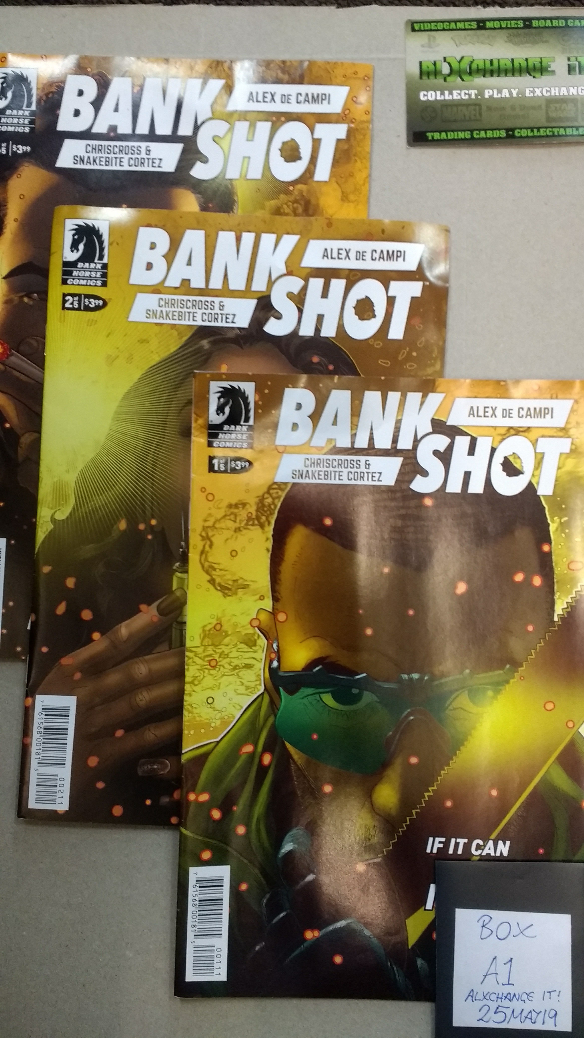 Bank Shot # 1 2 3  comic books - Dark Horse Comics + Alex de Campi