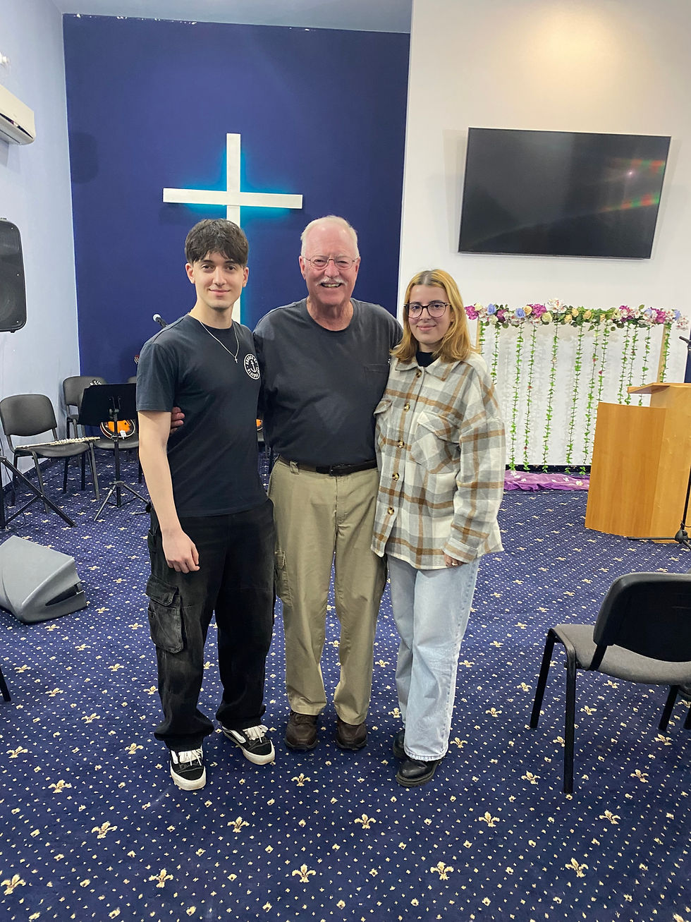 THESE ARE TWO YOUNG ADULTS THAT HAVE TRUSTED CHRIST AND ARE ACTIVELY SERVING IN ALPHA AND OMEGA BAPTIST CHURCH 