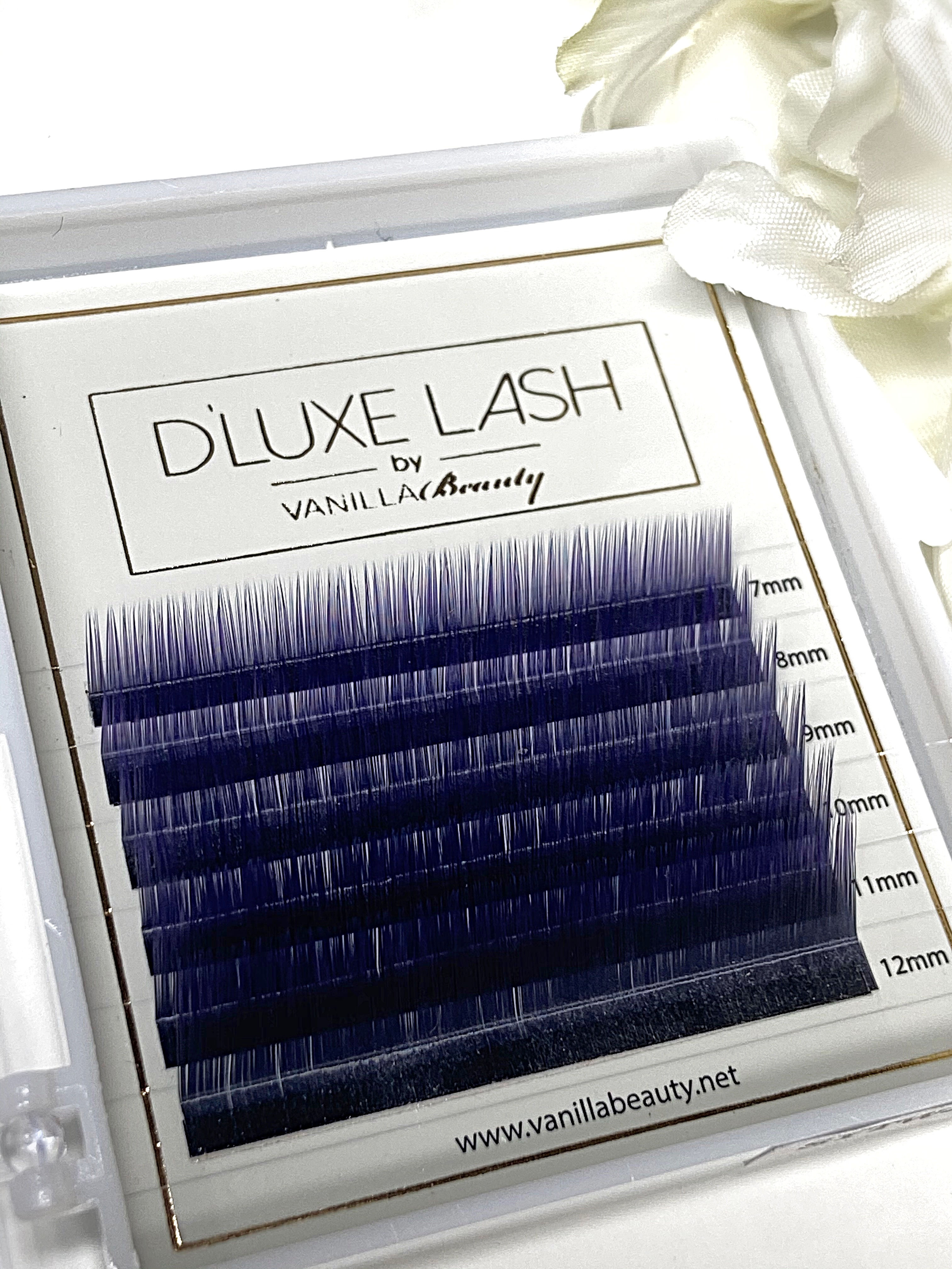 Two-Tone Black/Purple, 0.07 mm, L-Curl