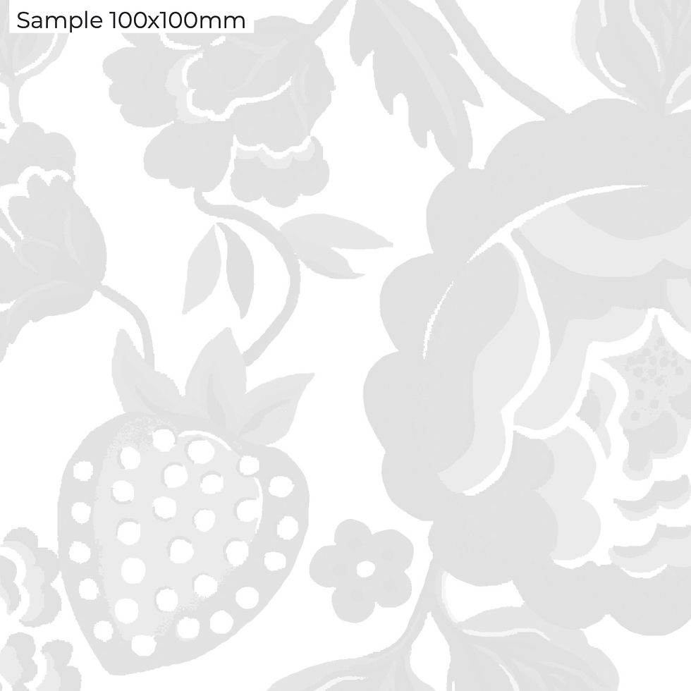 Thumbnail: Strawberry Gardens - Grey (600x250mm)