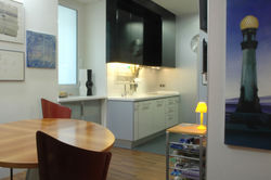 Cocina en blanco y negro