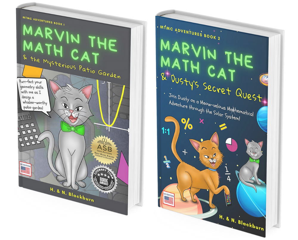 Marvin the Math Cat Book Series: Transforming Math Learning for Kids