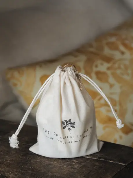 The Botanical Candle Co. Organic Cotton Gift Bag