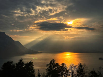 Ausblick Vierwaldstättersee, Pilatus, Luzern, 