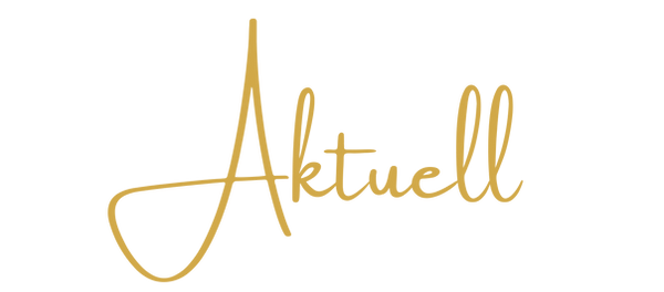 gut sichtbarer Schriftzug für Aktuelles