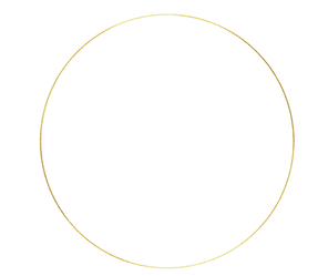 filigraner goldener Kreis für besondere Stimmung