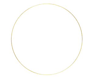 filigraner goldener Kreis für besondere Stimmung