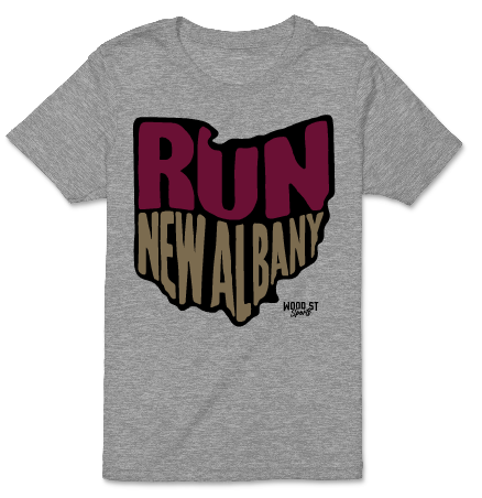 Run New Albany Vintage Tee