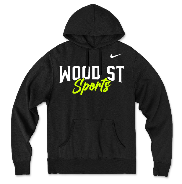 Wood St Sports Branded Nike Hoody (Blk)