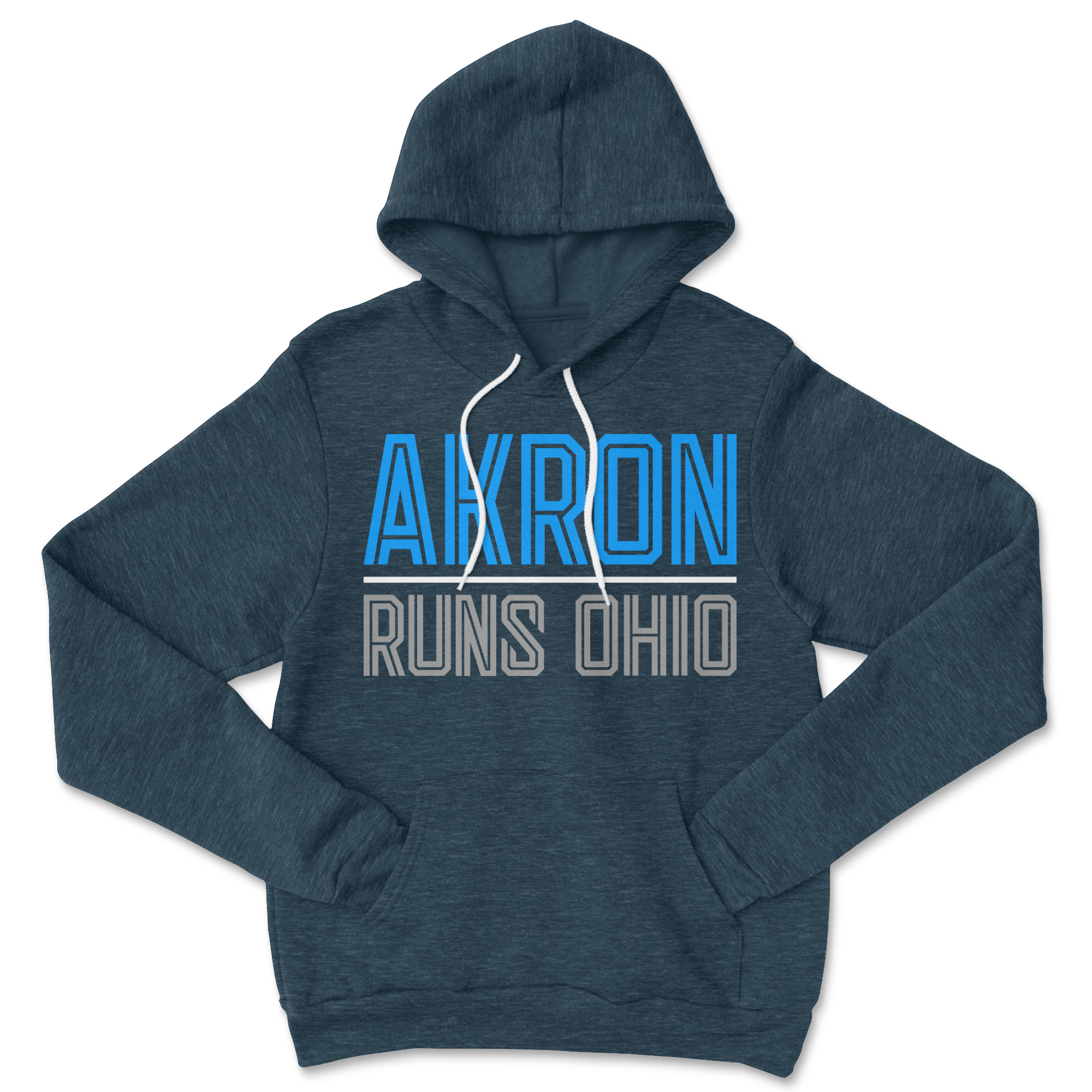 AKRON RUNS OHIO HOODY