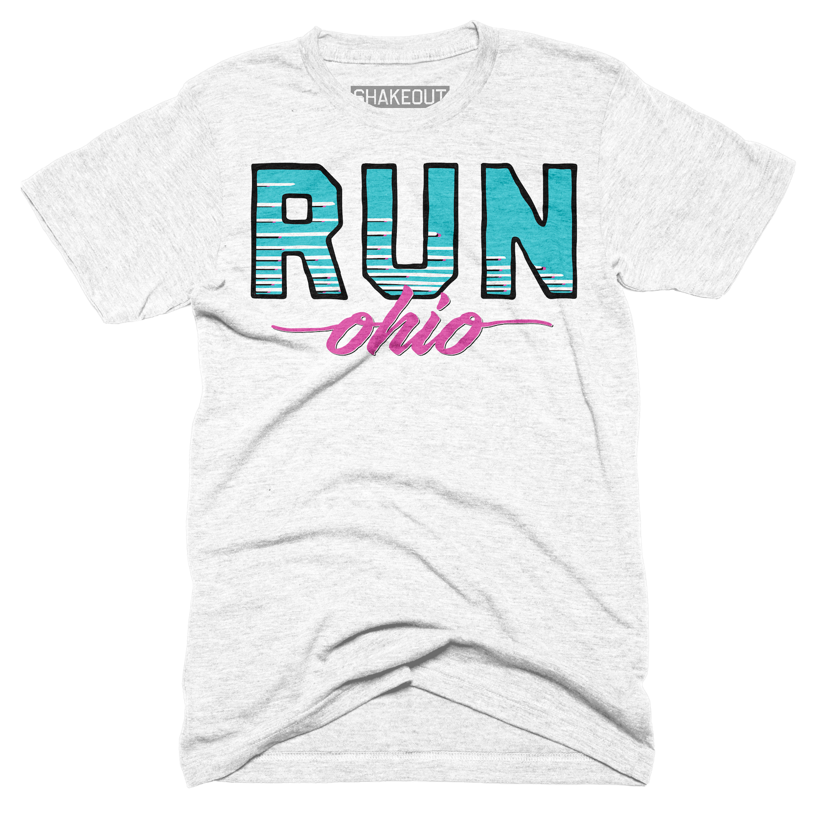 RETRO RUN OHIO TEAL/PINK (WHT)