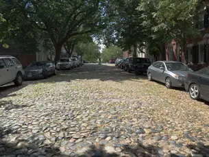 Alexandria Cobble Stone Street Bad For Tires