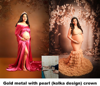 Gold Metal with pearl (Kolka Design)