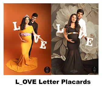 L_OVE Letter Placards