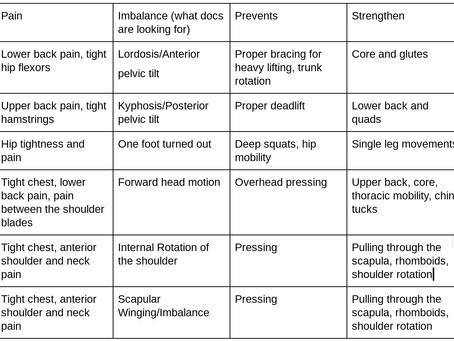 The Gym 101: P5: Training Around injuries and Imbalances