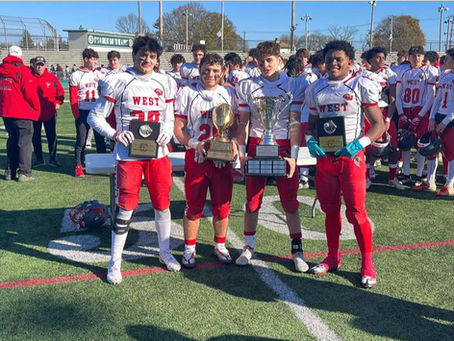 Chung Leads Cranston West to 35-26 Victory Over Rival Cranston East in Thanksgiving Day Game 