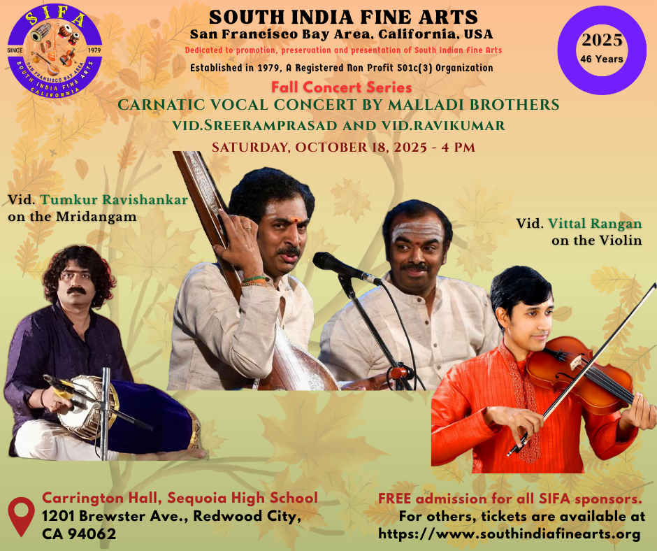 Vidwans Malladi Brothers - Carnatic Vocal Concert