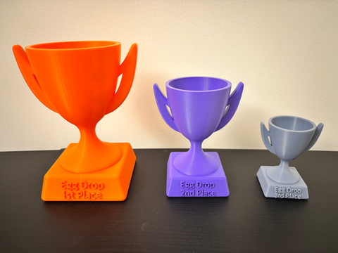 3D printed trophy
