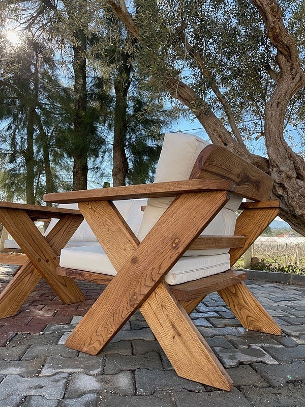 Küçük resim: KÜBA OTURMA TAKIMI  2 PUF HEDİYELİ