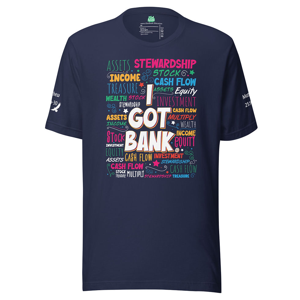Thumbnail: Money Words Front and Back ADULT - Unisex t-shirt (Bella + Canvas)