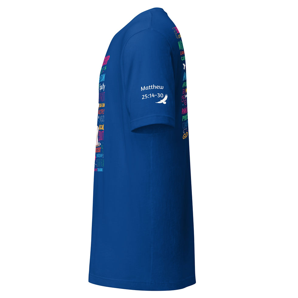 Thumbnail: Money Words Front and Back ADULT - Unisex t-shirt (Bella + Canvas)