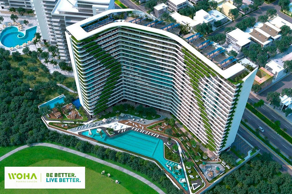 WOHA Departamentos de lujo con vista al mar de Cancún, amenidades de un resort 5 estrellas. ULTIMAS UNIDADES