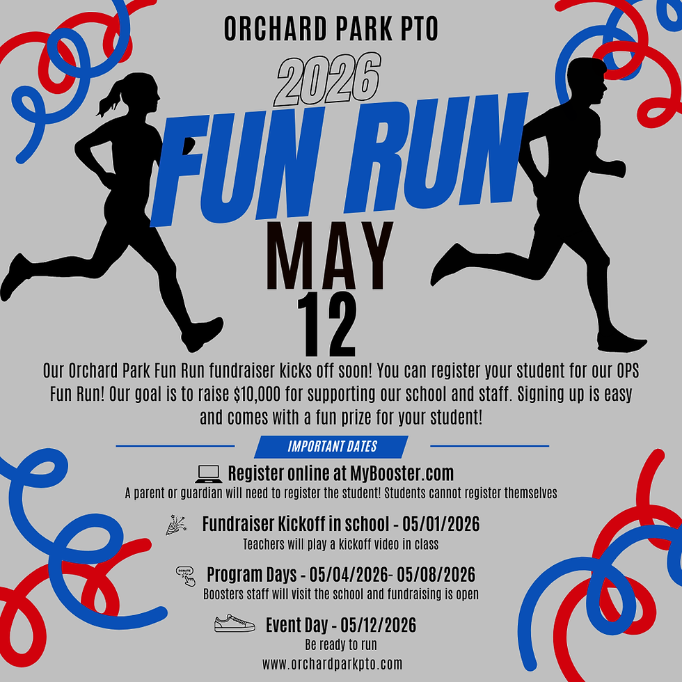 Boosters Fun Run- Fundraiser Days