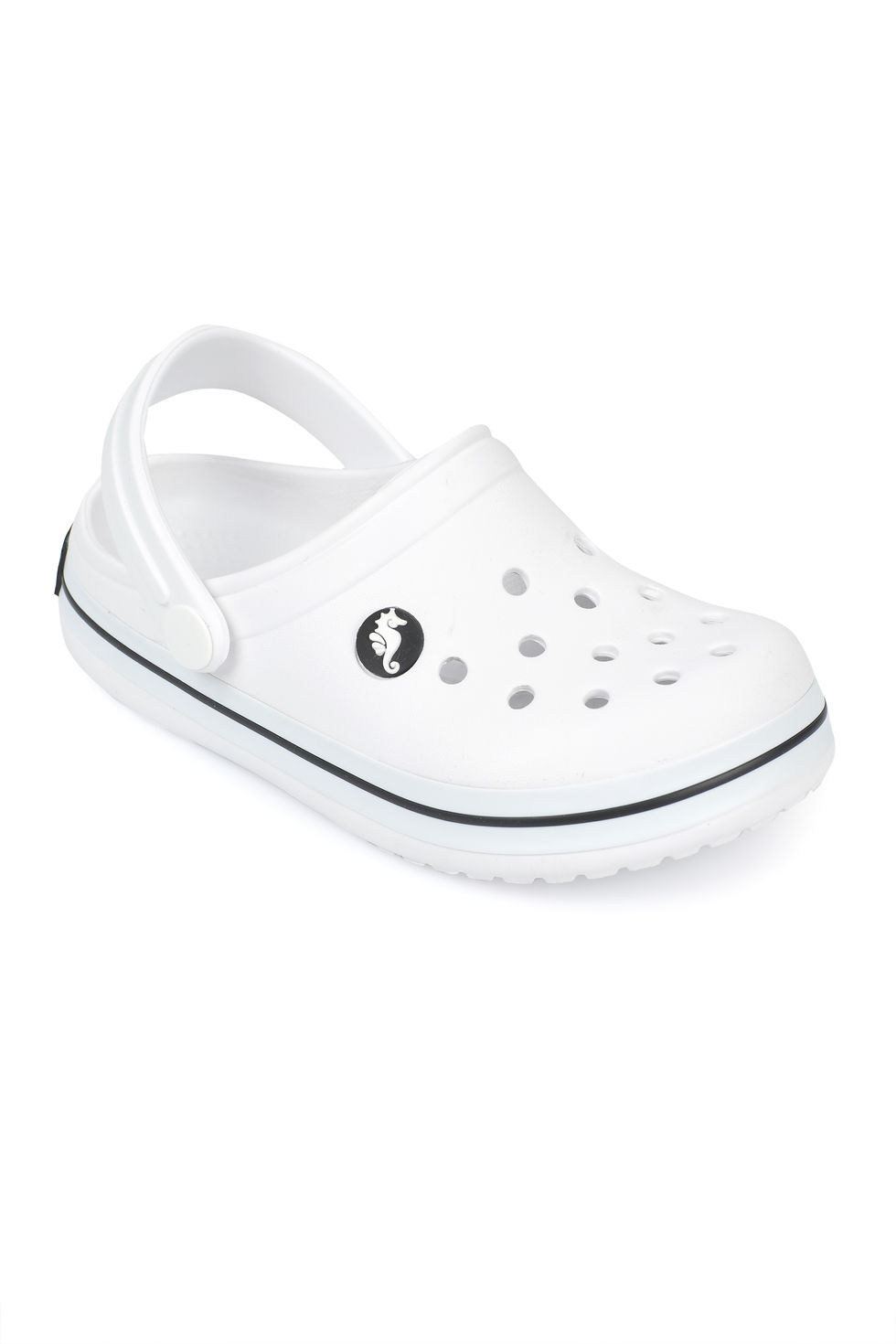 Ippocampo Çocuk Sandalet Terlik - Beyaz - Beyaz / Siyah