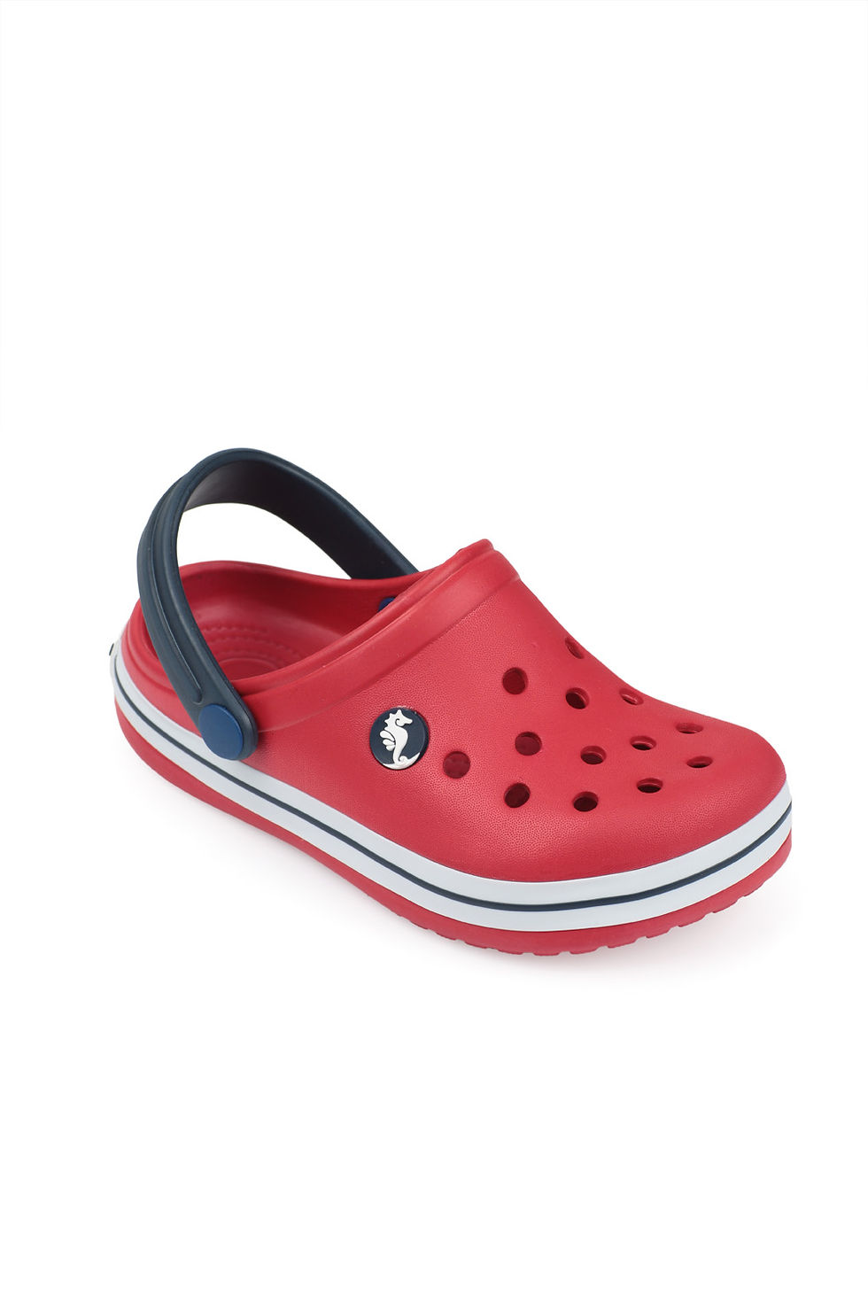 Ippocampo Çocuk Sandalet Terlik - Kırmızı - Beyaz / Lacivert