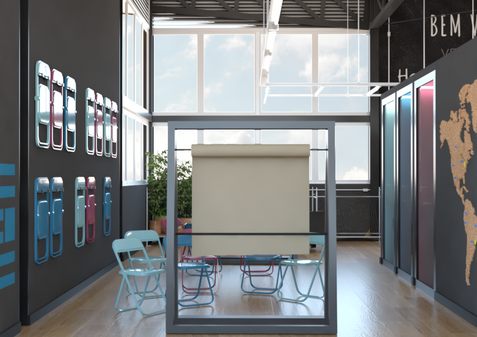 Projeto Institucional Coworking Moinho Lab, Juiz de Fora, MG.