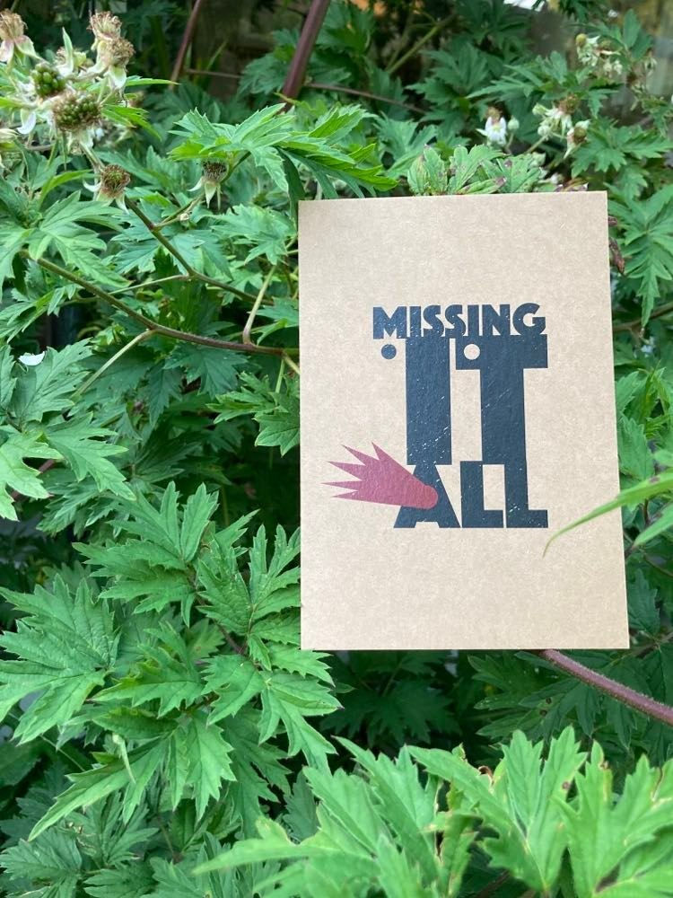 Missing it All Postcards