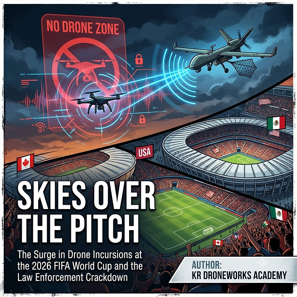 Skies Over the Pitch: The Surge in Drone Incursions at the 2026 FIFA World Cup and the Law Enforcement Crackdown