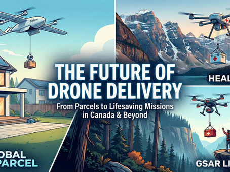 Drone Airborne Deliveries - The Aerial Lifelines: How Drones Are Redefining Rescue and Healthcare in Canada (and Beyond)