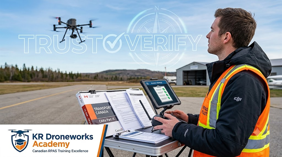 Trust, but Verify: Why Canadian Drone Pilots Need to Fact-Check the Internet