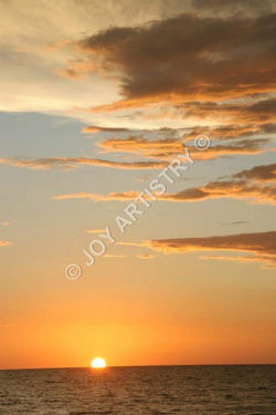 Layered Colors in the Sunset