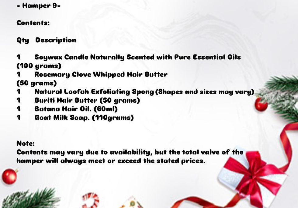Miniature : Mini Christmas Hampers 5 to 10