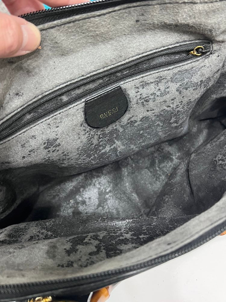 GUCCI バンブー ハンドバッグ｜内袋交換の修理事例