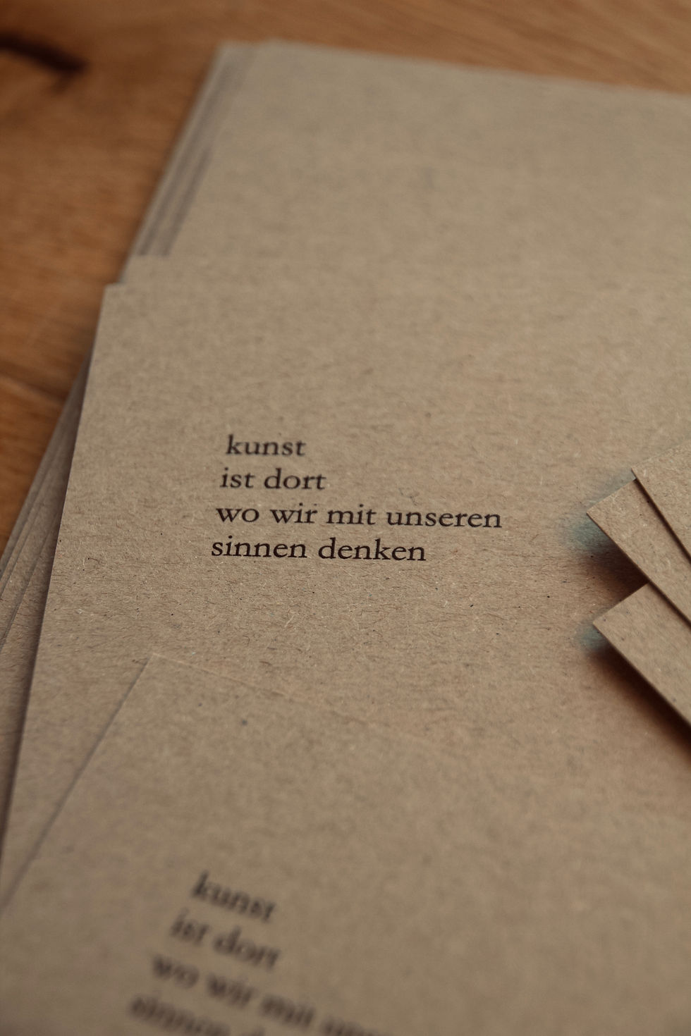 Miniaturbild: poesiekarte: sinne denken