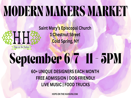 Your Next Stop on the Metro North: Cold Spring’s Modern Makers Market