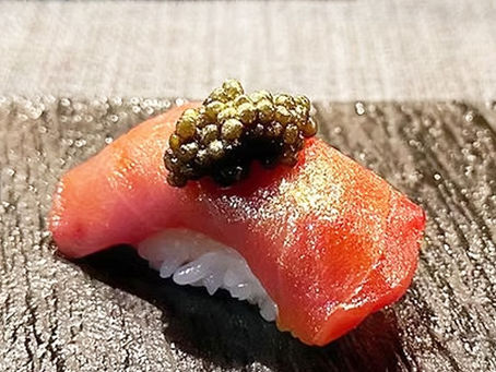 The Seasonal Brilliance of Japanese Cuisine with Toro and Caviar Gold Foil